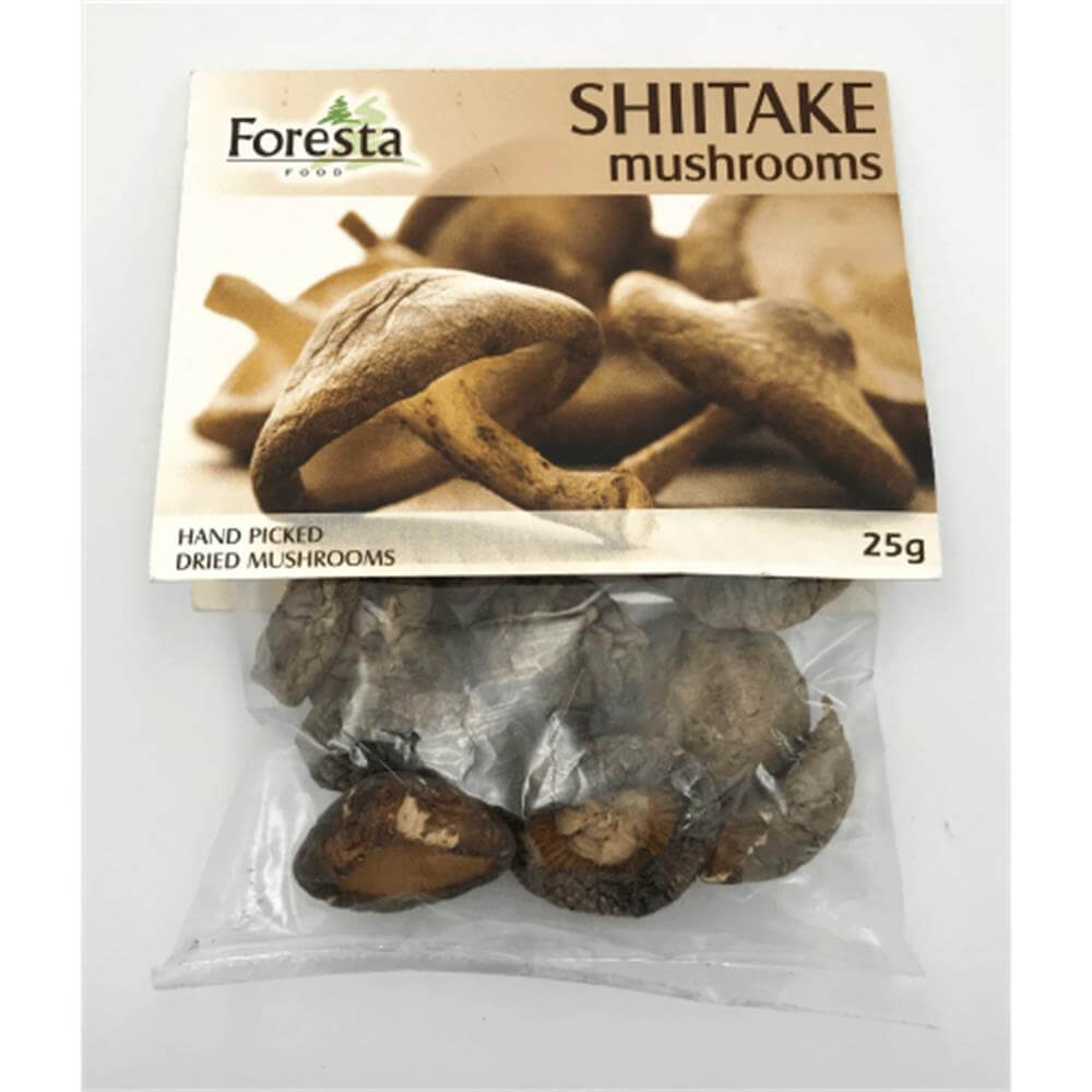 Foresta Dried Shiitake Mushrooms 25G